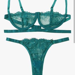 SHEIN: Teal Lingerie 2 pc